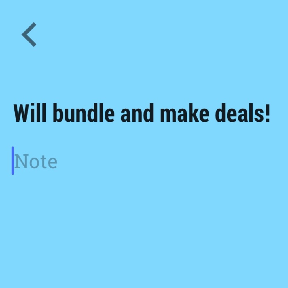 Make an offer! Make bundles! Will combine shipping